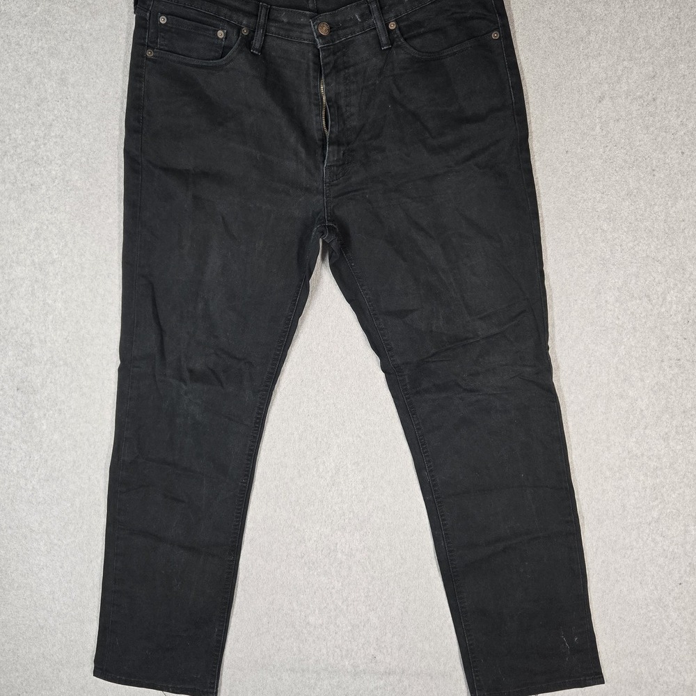 Levi's 541 Men Jeans 38X34 Black Denim Straight Tapered Athletic Fit 31"
